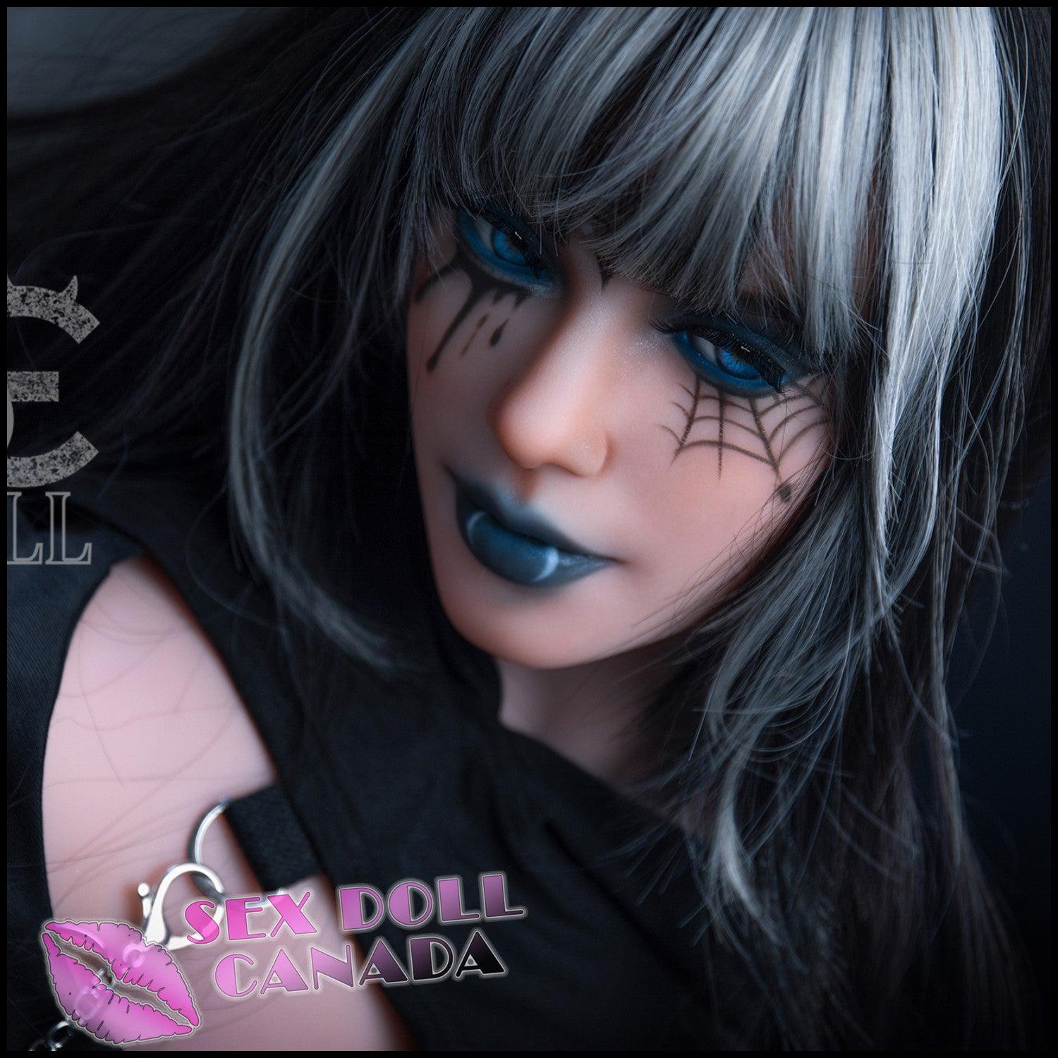 SE DOLL Realistic Sex Doll Small Waist Black Hair Curvy Full Body