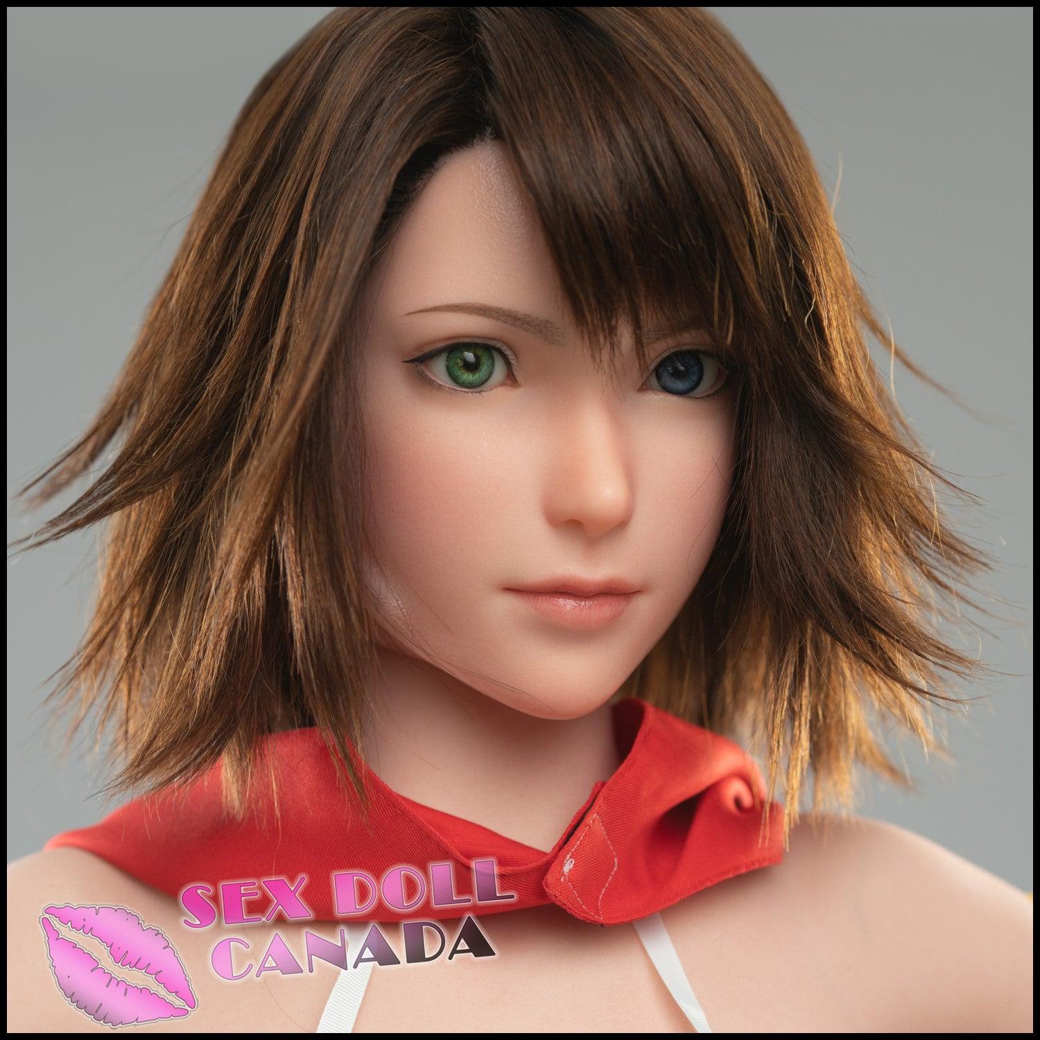 Game Lady Realistic Sex Doll Brunette Hair Elf Fantasy Cosplay Huge Tits Boobs