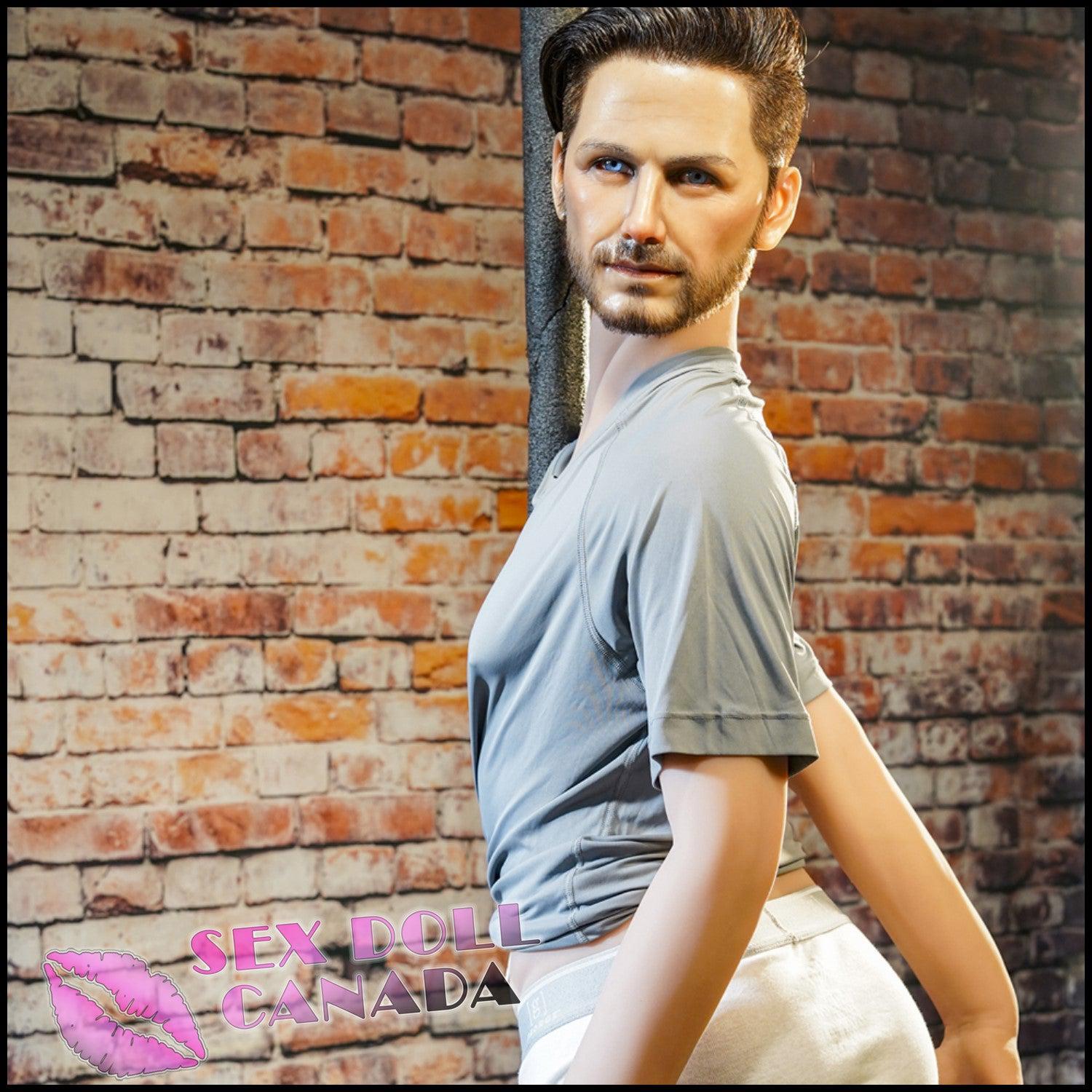 HR Doll Realistic Sex Doll Western American Fit Athletic Brunette Hair