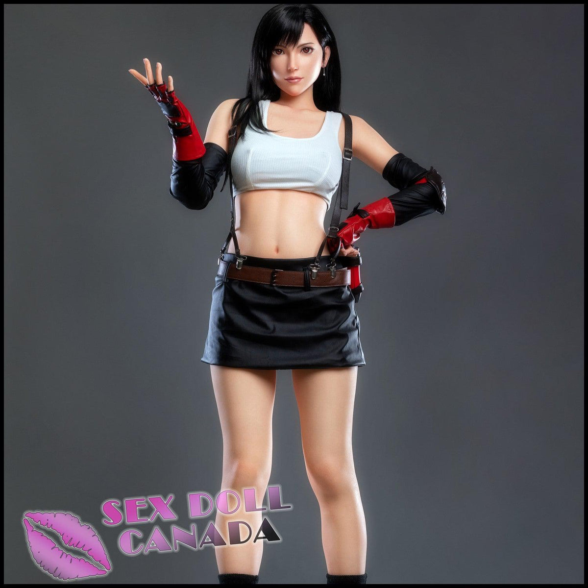 168 (5'6") D-Cup Final Lady - Full Silicone - Game Lady