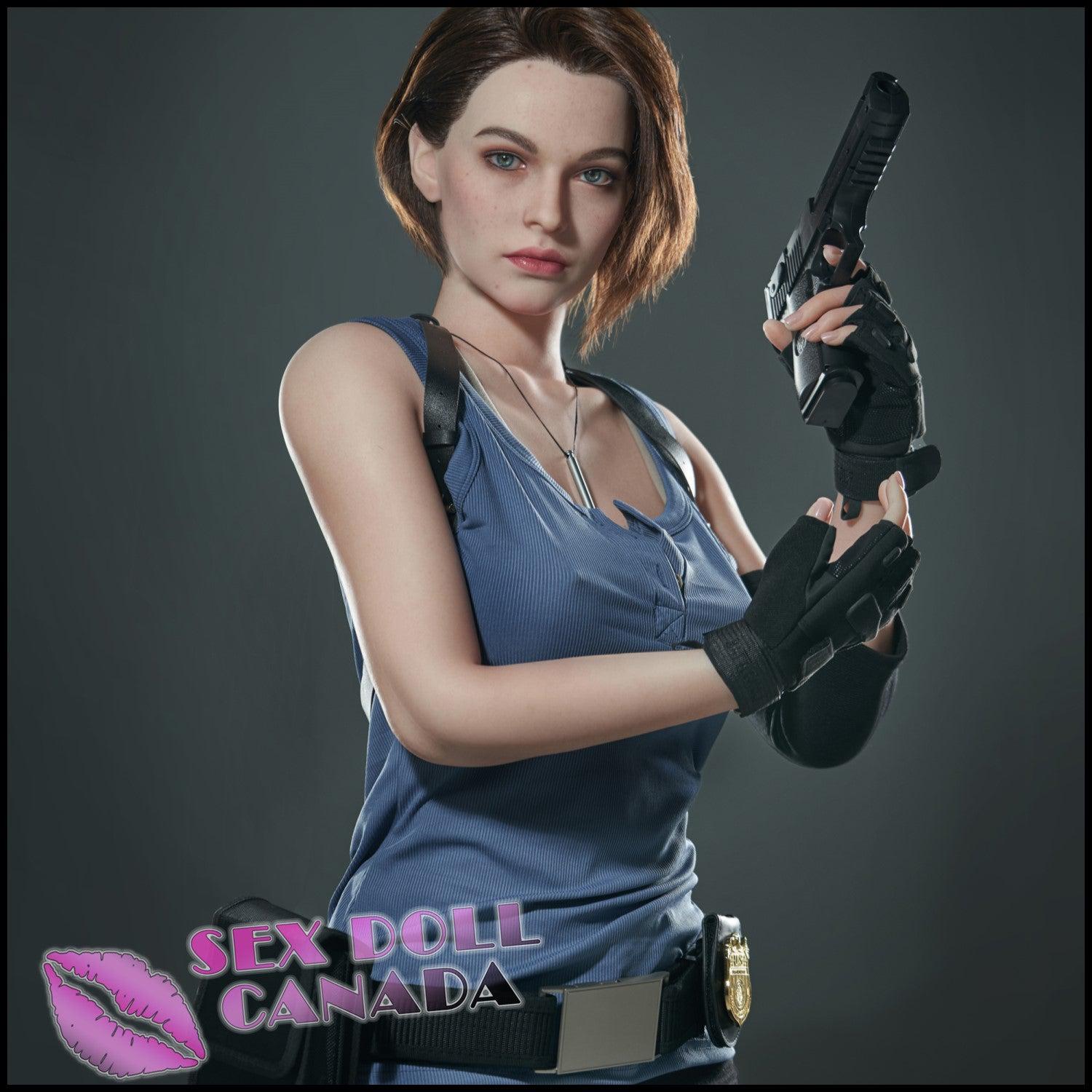 Game Lady Realistic Sex Doll Western American Brunette Hair Elf Fantasy Cosplay