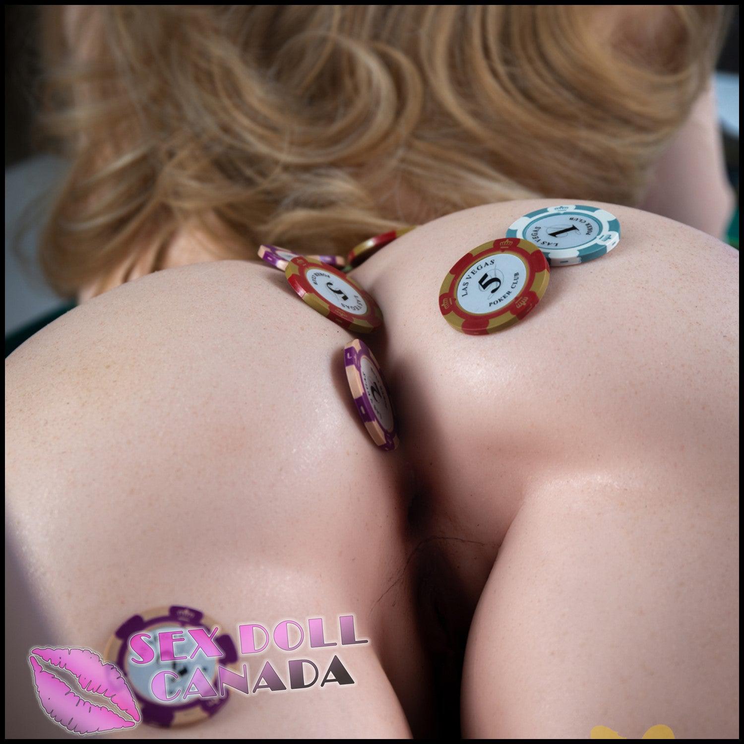 IRONTECH Realistic Sex Doll Blonde Hair Big Tits Breasts Western American