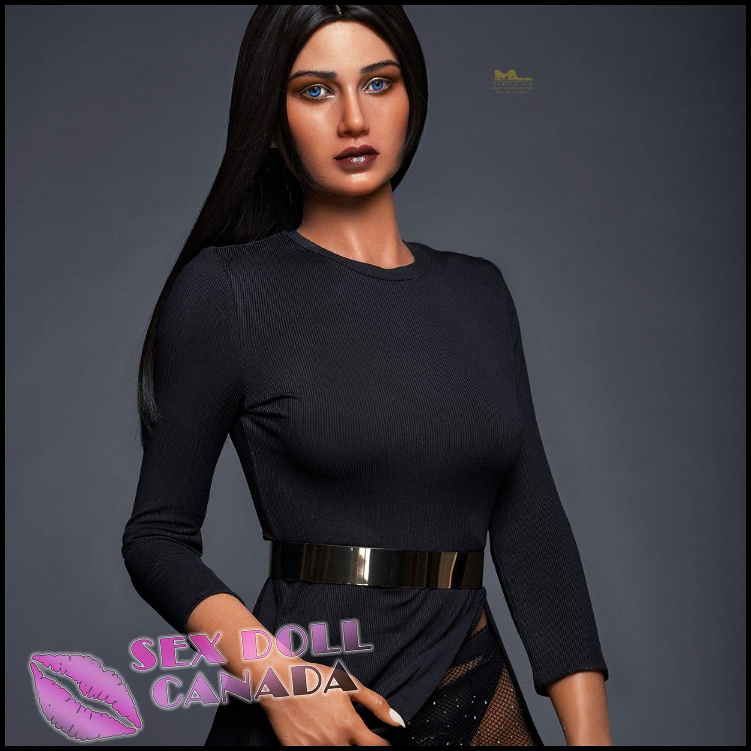 IRONTECH Realistic Sex Doll Black Hair Tall Long Legs Latina Brazilian