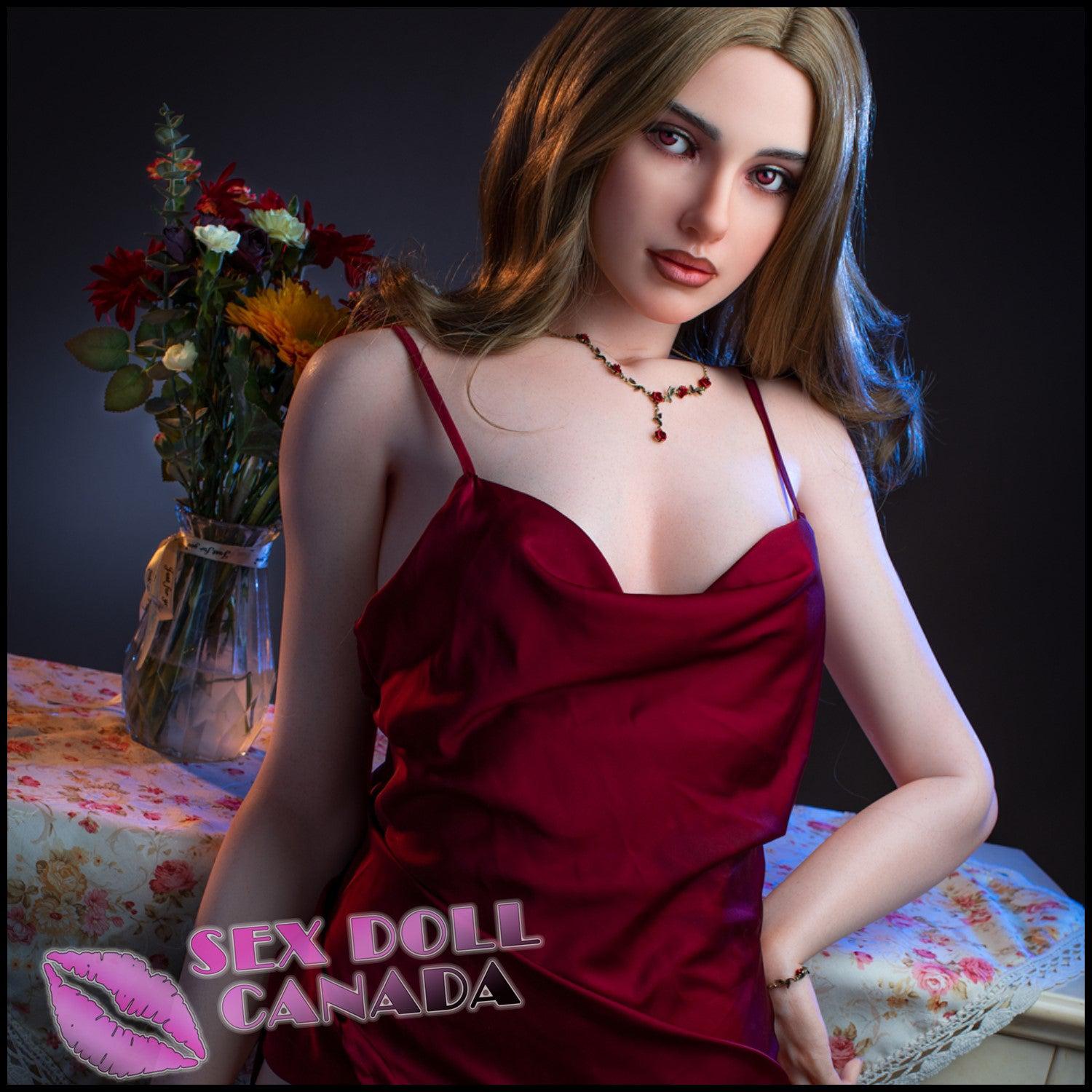 IRONTECH Realistic Sex Doll Big Tits Breasts Brunette Hair Russian German