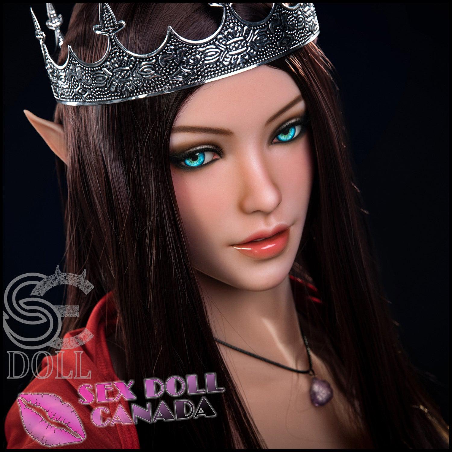 SE DOLL Realistic Sex Doll Tall Long Legs Skinny Slim Brunette Hair