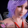 SE DOLL Realistic Sex Doll Skinny Slim Pink Purple Hair Elf Fantasy Cosplay