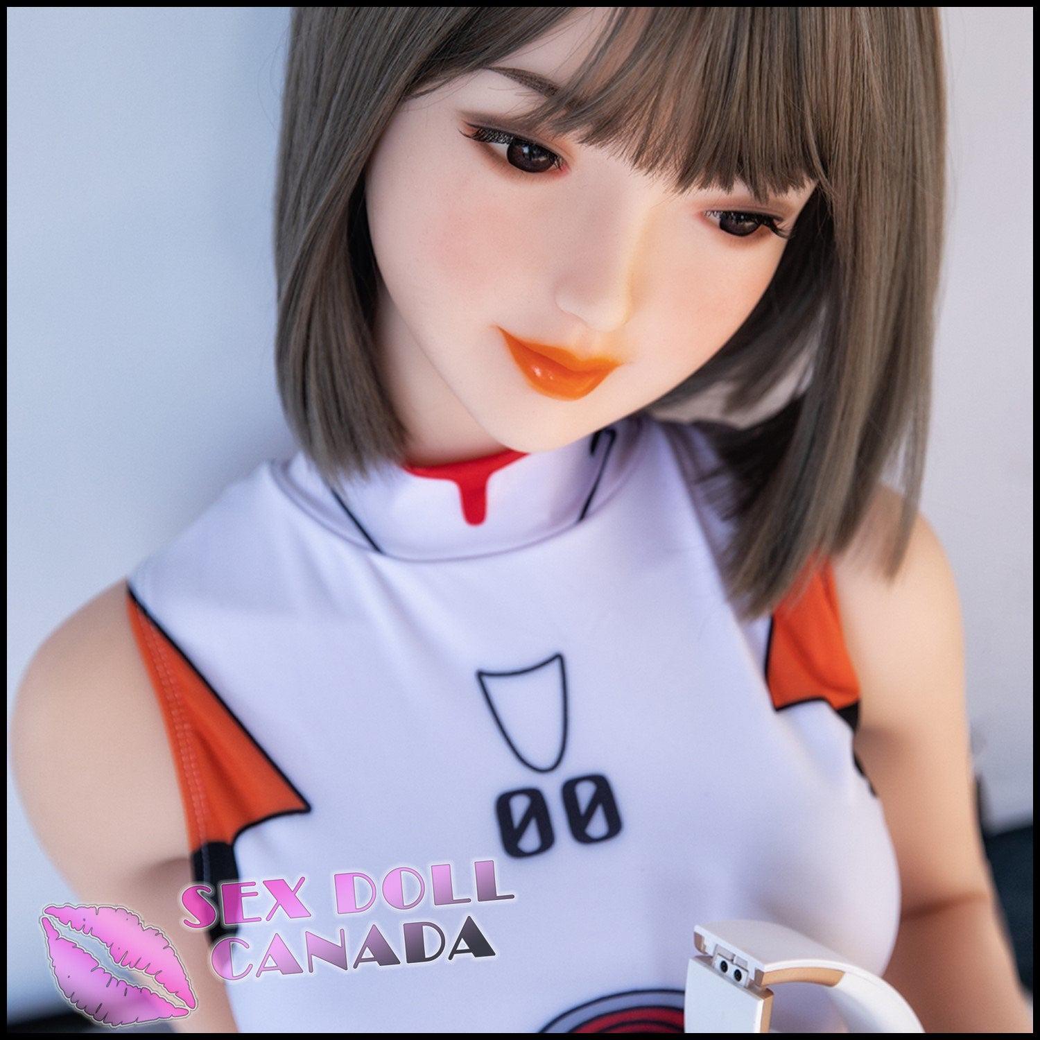 Jarliet Realistic Sex Doll Skinny  Slim Gray  Silver  White Hair Small Tits  Boobs