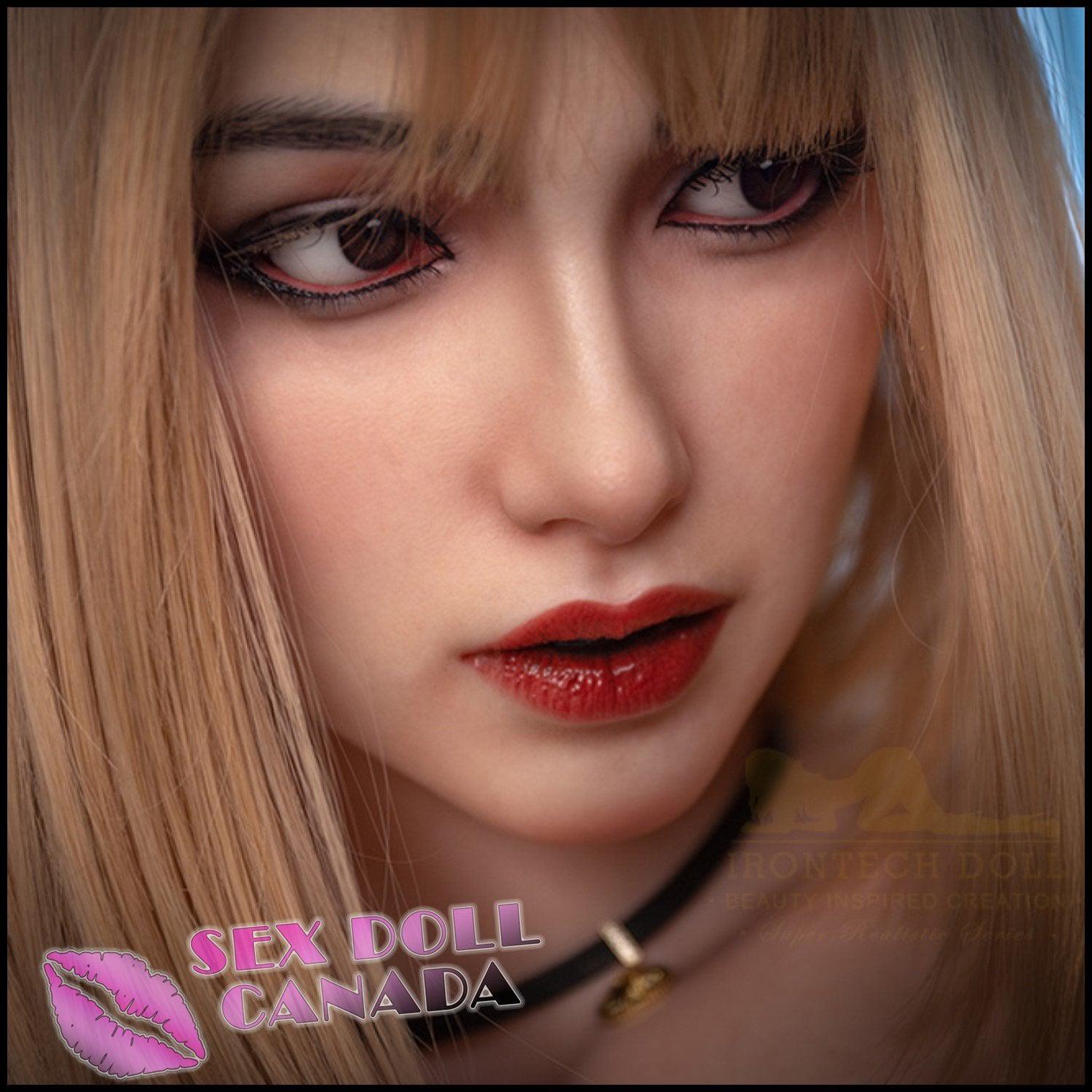 IRONTECH Realistic Sex Doll Blonde Hair Tall Long Legs Big Tits Breasts