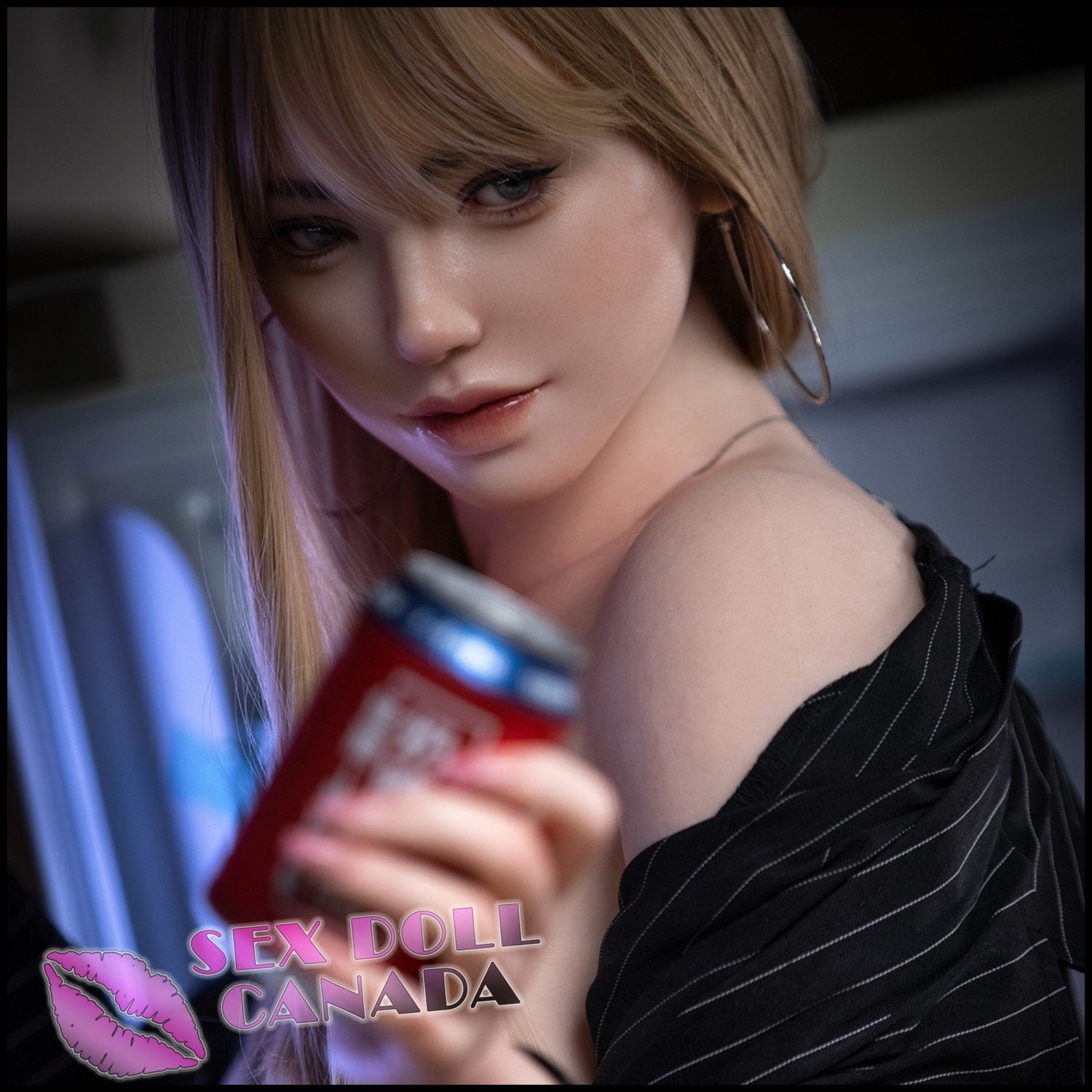 Real Lady Realistic Sex Doll Curvy Full Body BBW Chubby Fat Blonde Hair