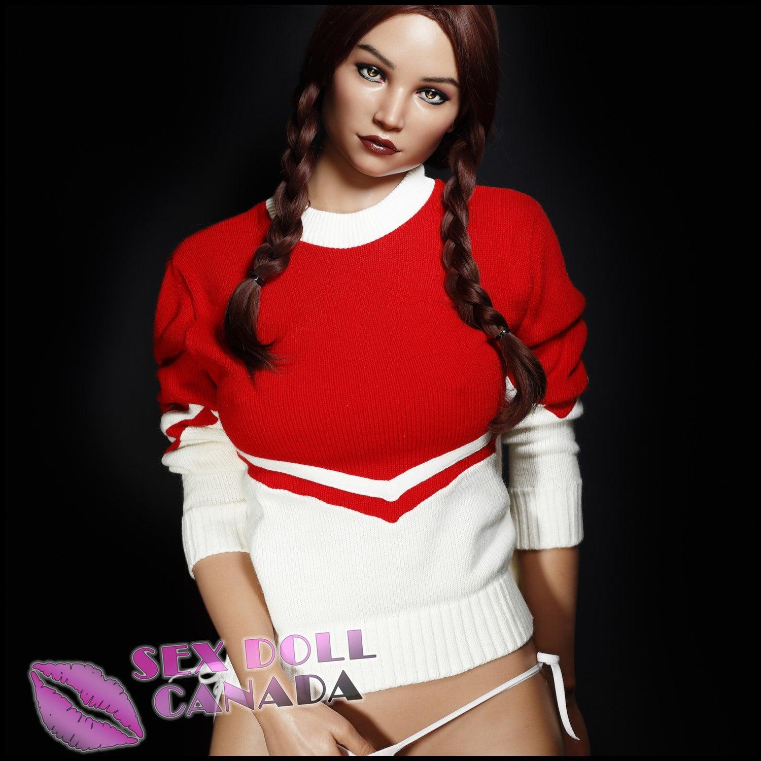 Zelex Realistic Sex Doll Tall Long Legs Big Tits Breasts Brunette Hair