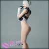 Zelex Realistic Sex Doll Tall Long Legs Big Tits Breasts Gray Silver White Hair