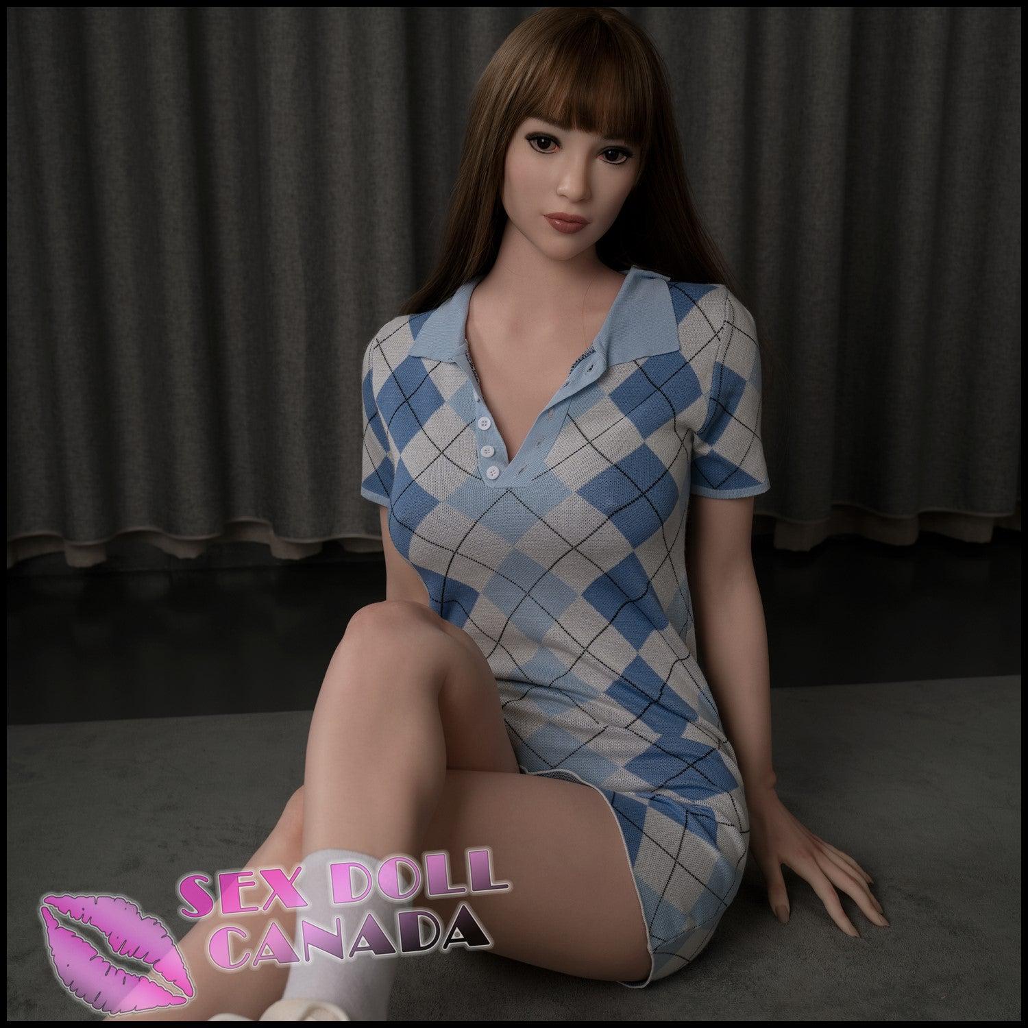 Zelex Realistic Sex Doll Tall Long Legs Brunette Hair Big Tits Breasts