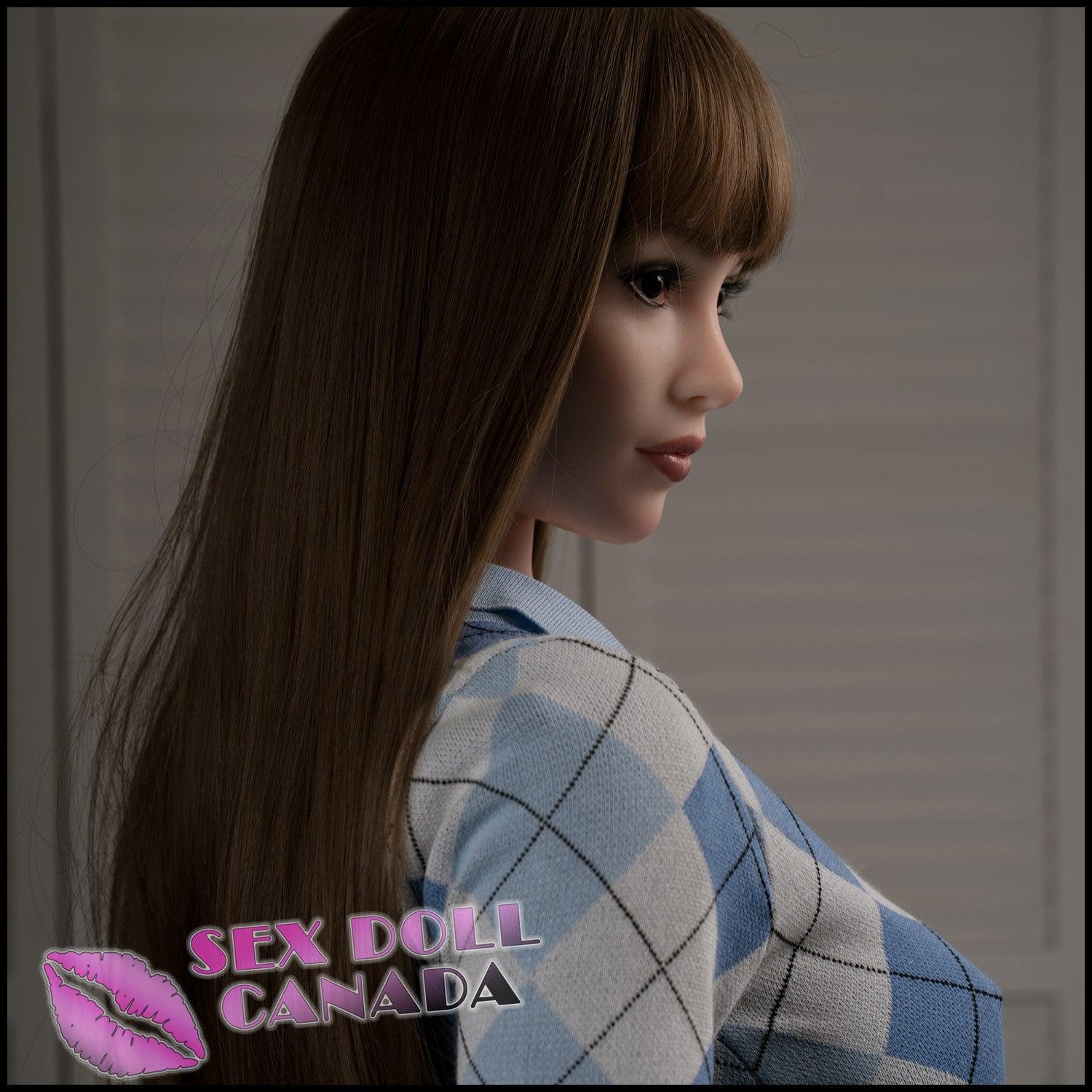 Zelex Realistic Sex Doll Western American Brunette Hair Tall Long Legs