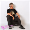 DS Realistic Sex Doll Gray  Silver  White Hair Tall  Long Legs Gay