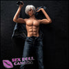 Jarliet Realistic Sex Doll Gay Muscular  Rough Gray  Silver  White Hair
