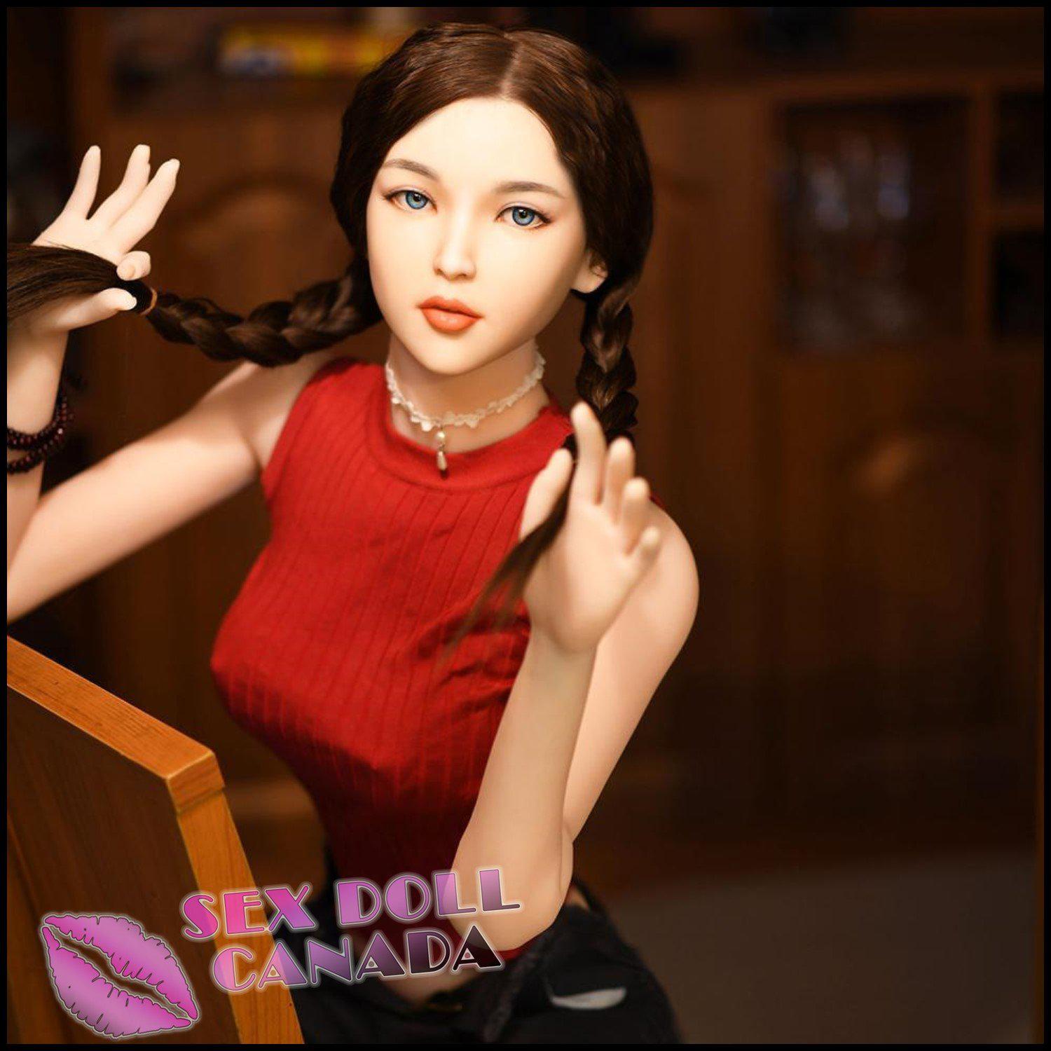 6YE Realistic Sex Doll Small Waist Curvy  Full Body Skinny  Slim
