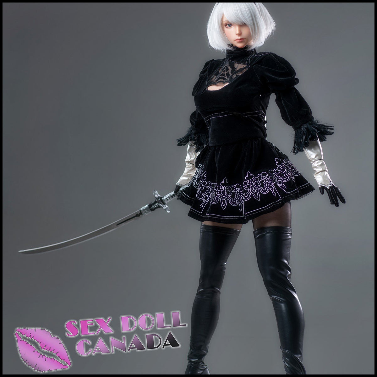 171 (5'7") G-Cup Cyber Lady - Full Silicone - Game Lady