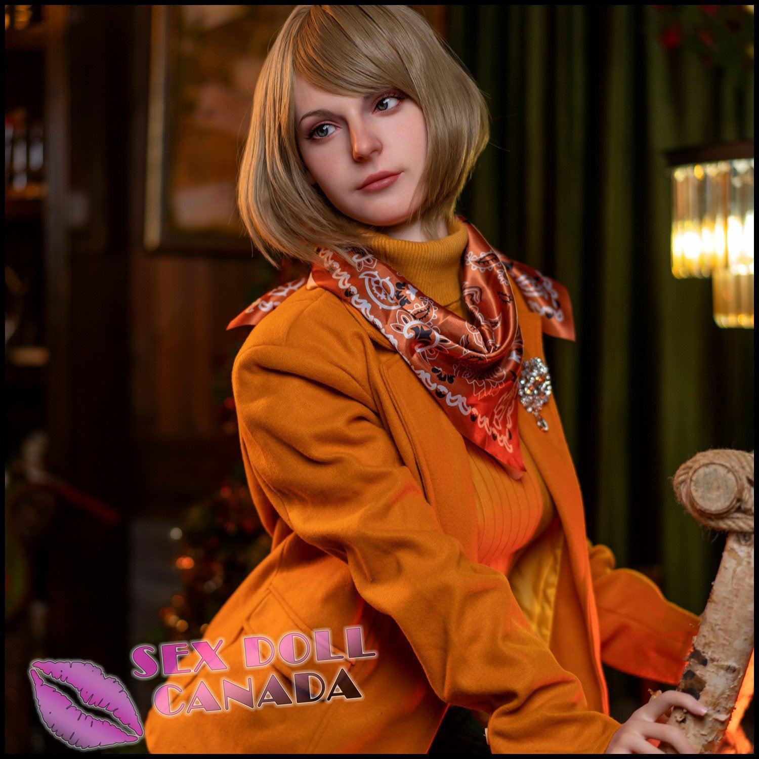 Game Lady Realistic Sex Doll Curvy Full Body Blonde Hair Elf Fantasy Cosplay