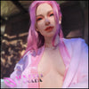 Starpery Realistic Sex Doll Small Tits Boobs Pink Purple Hair Western American
