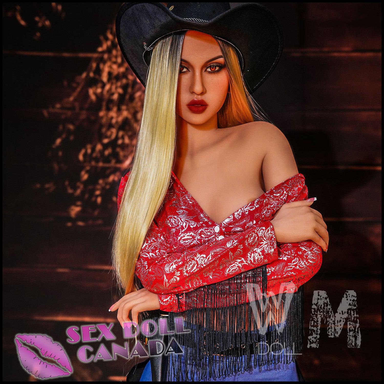 WM Doll Realistic Sex Doll Tall Long Legs Blonde Hair Fit Athletic