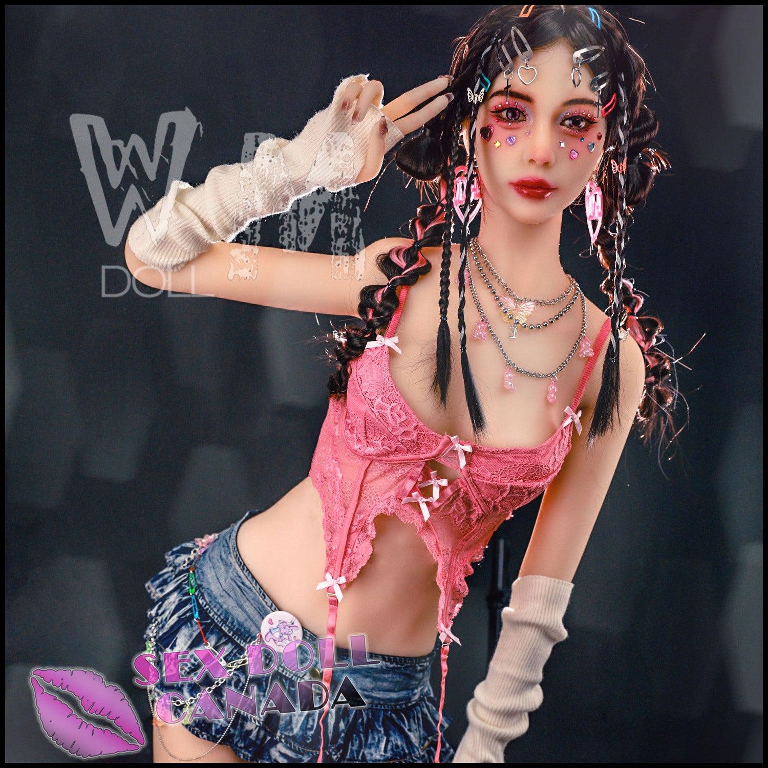 WM Doll Realistic Sex Doll Small Tits Boobs Asian Japanese Chinese Brunette Hair