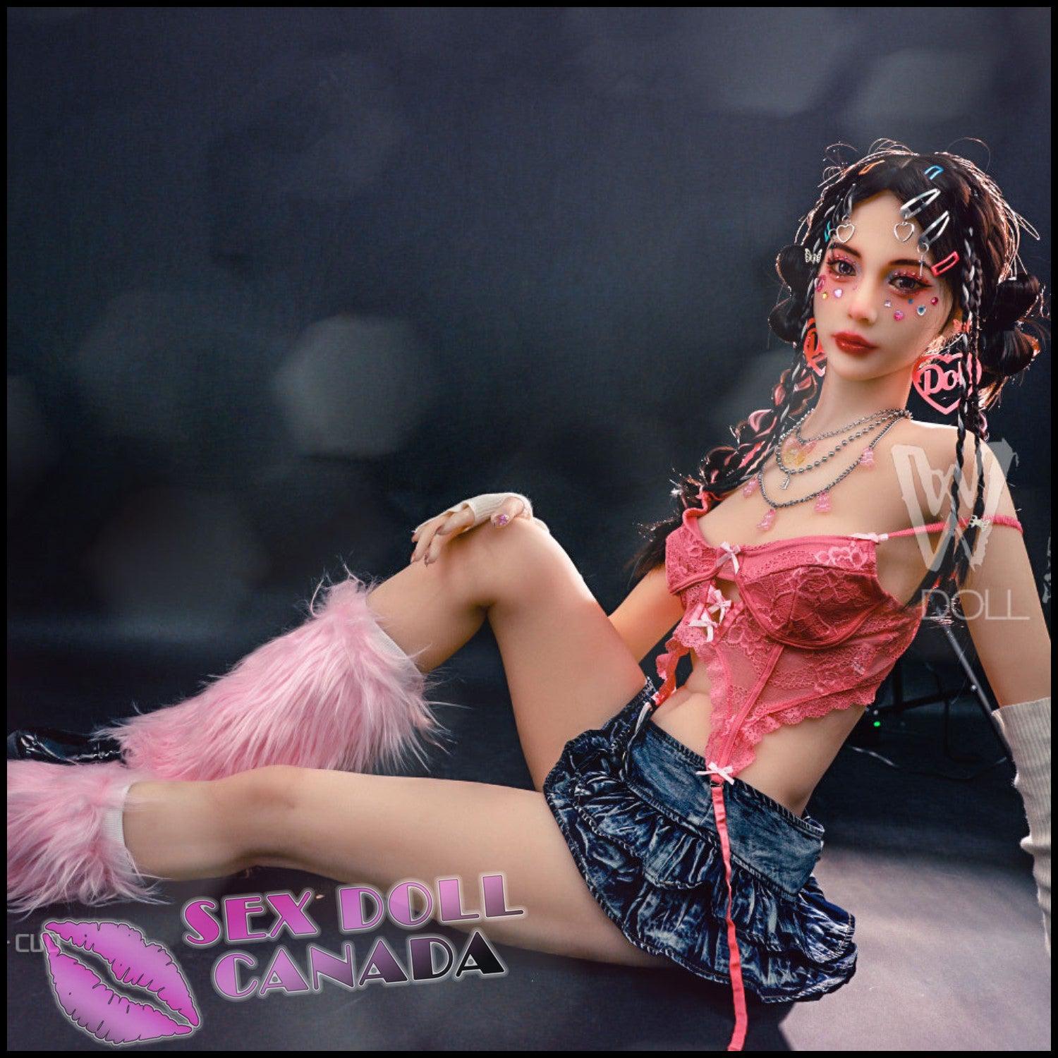 WM Doll Realistic Sex Doll Small Tits Boobs Brunette Hair Fit Athletic