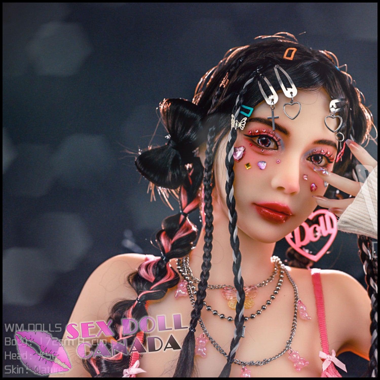 WM Doll Realistic Sex Doll Brunette Hair Fit Athletic Tall Long Legs