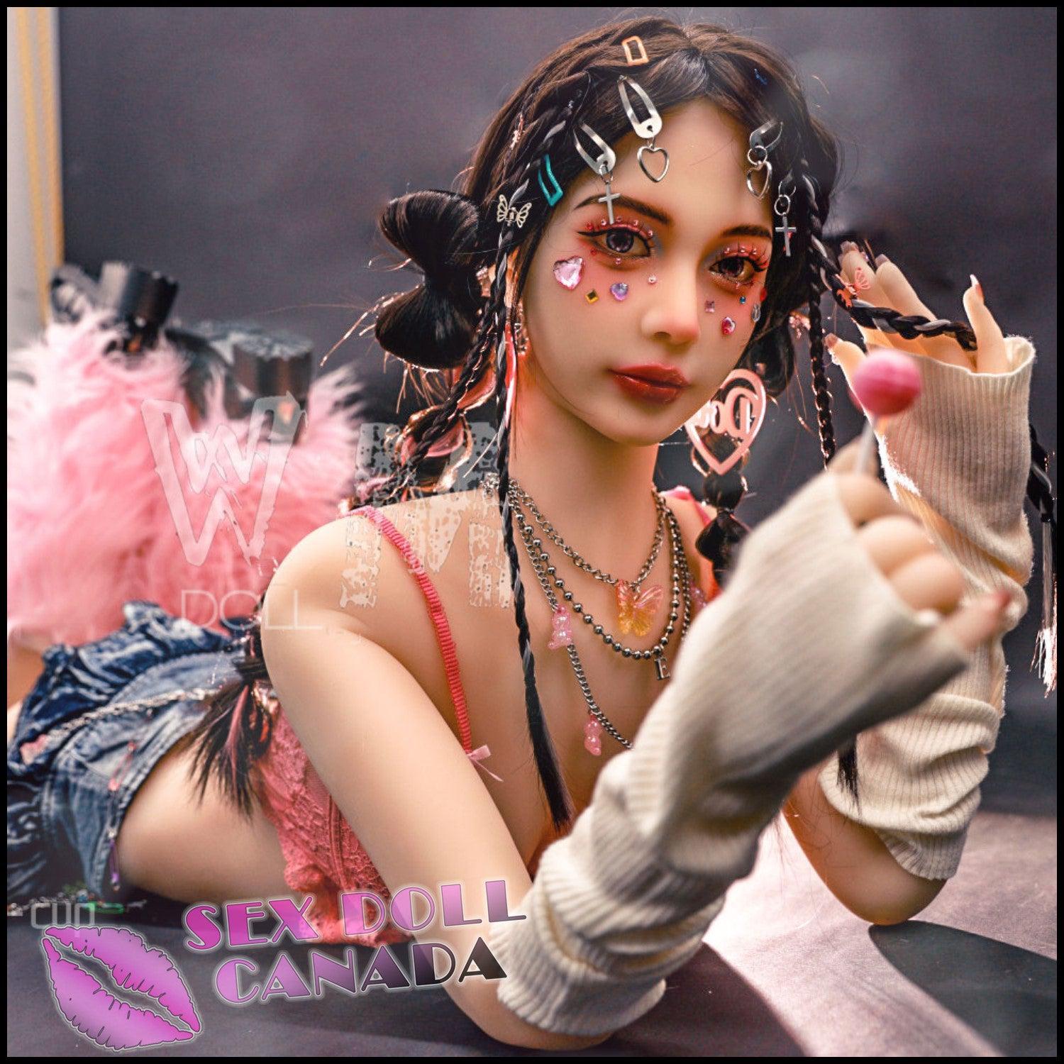 WM Doll Realistic Sex Doll Fit Athletic Small Tits Boobs Brunette Hair