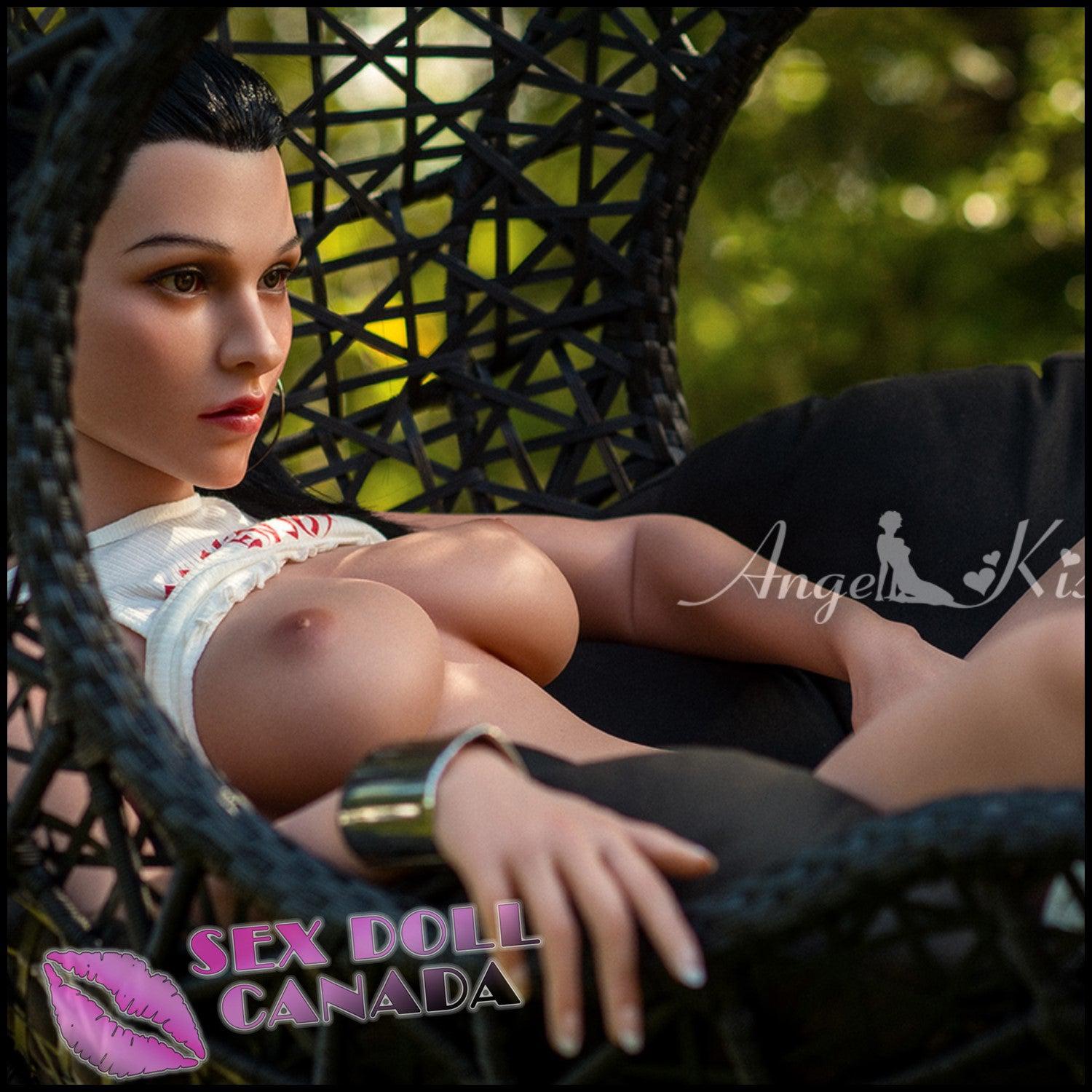 Angel Kiss Realistic Sex Doll Curvy Full Body Black Hair Small Waist