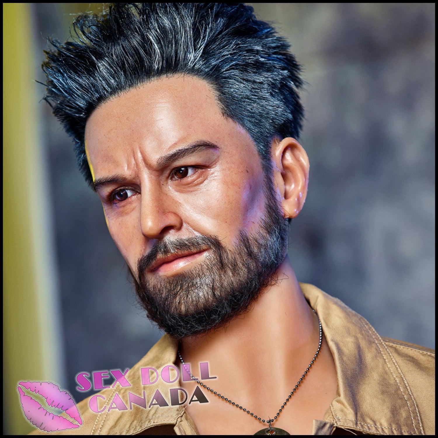 IRONTECH Realistic Sex Doll Huge Tits Boobs Male,Gay Black Hair