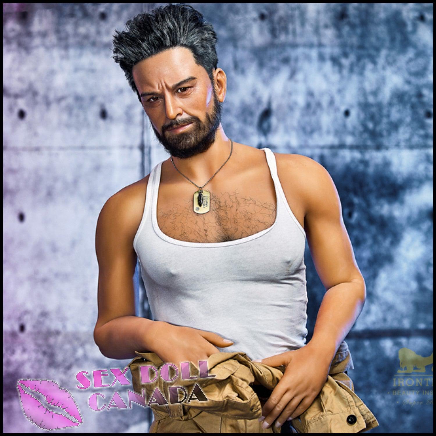 IRONTECH Realistic Sex Doll Fit Athletic Western American Black Hair