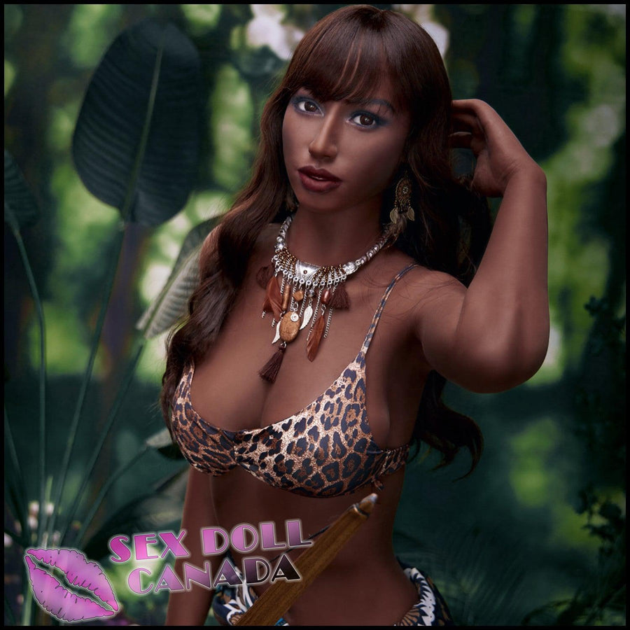 IRONTECH Realistic Sex Doll Black Ebony African Huge Tits Boobs Tall Long Legs