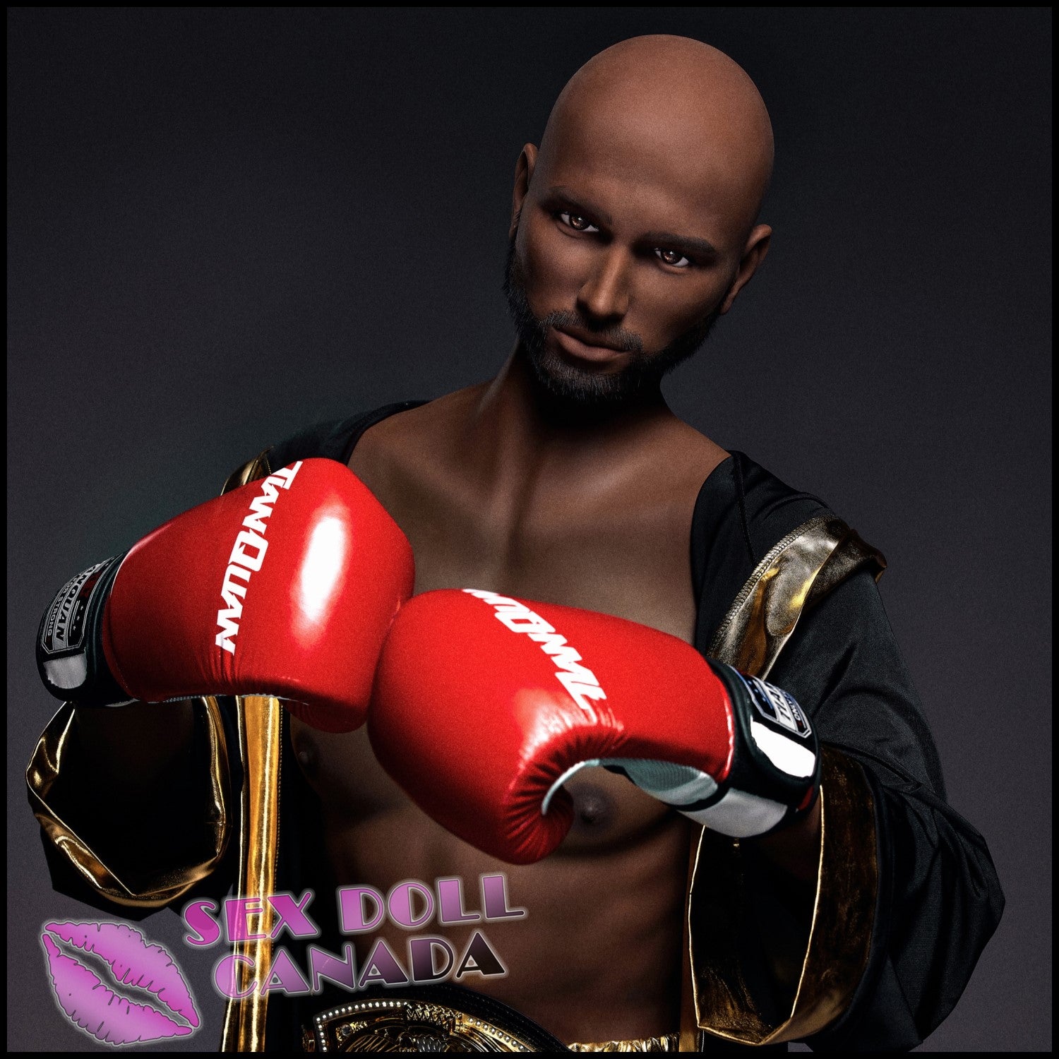 IRONTECH Realistic Sex Doll Fit Athletic Tall Long Legs Black Ebony African