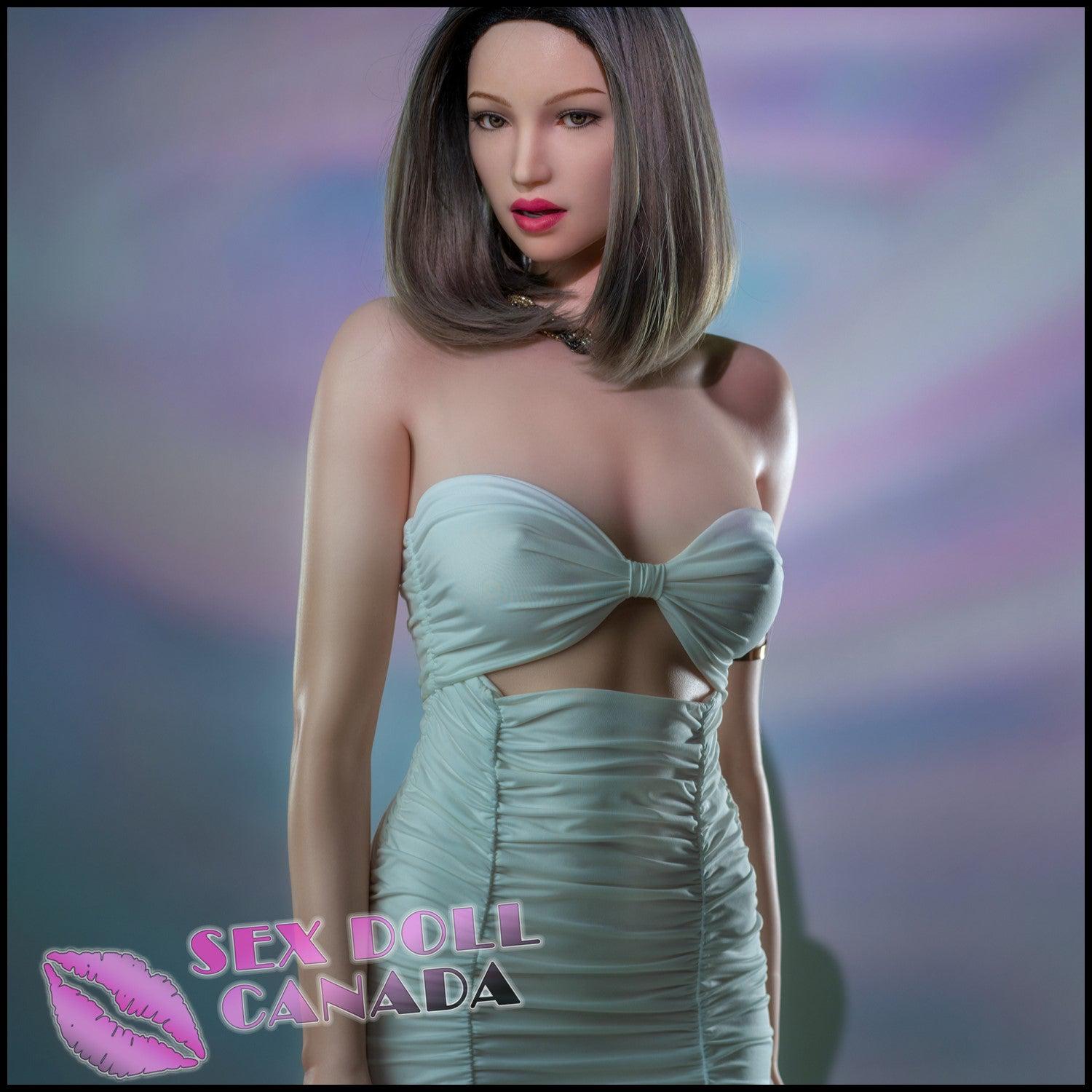 Zelex Realistic Sex Doll Tall Long Legs Brunette Hair Big Tits Breasts