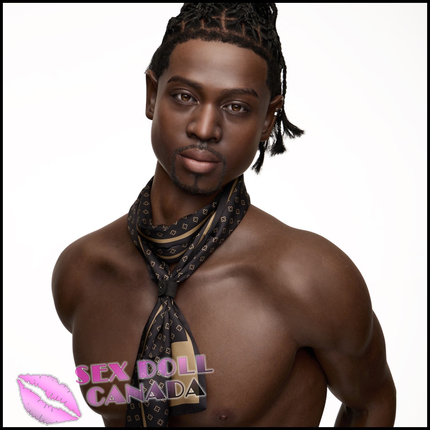 IRONTECH Realistic Sex Doll Male,Gay Black Hair Huge Tits Boobs