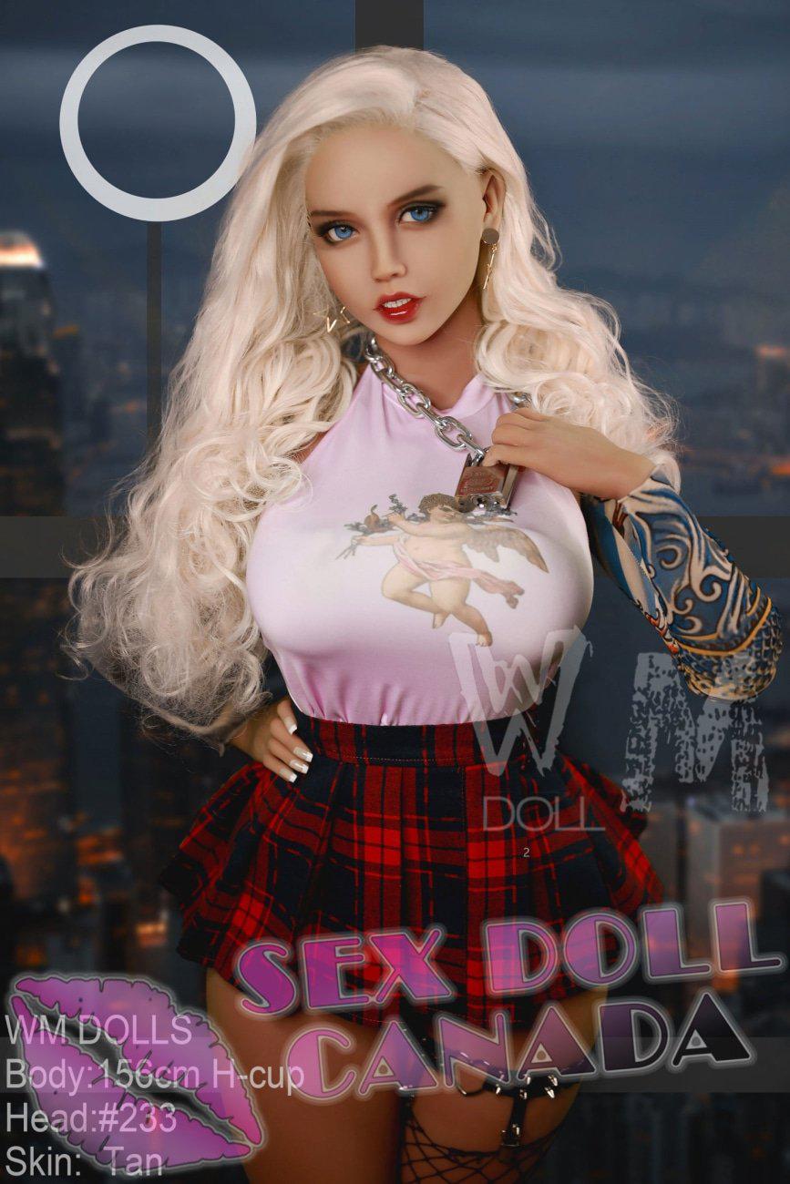 Real Sex Doll 156 (5'1") Sophia H-CUP Bleach Blonde (#233) - WM Life Size - TPE Doll - SD Canada