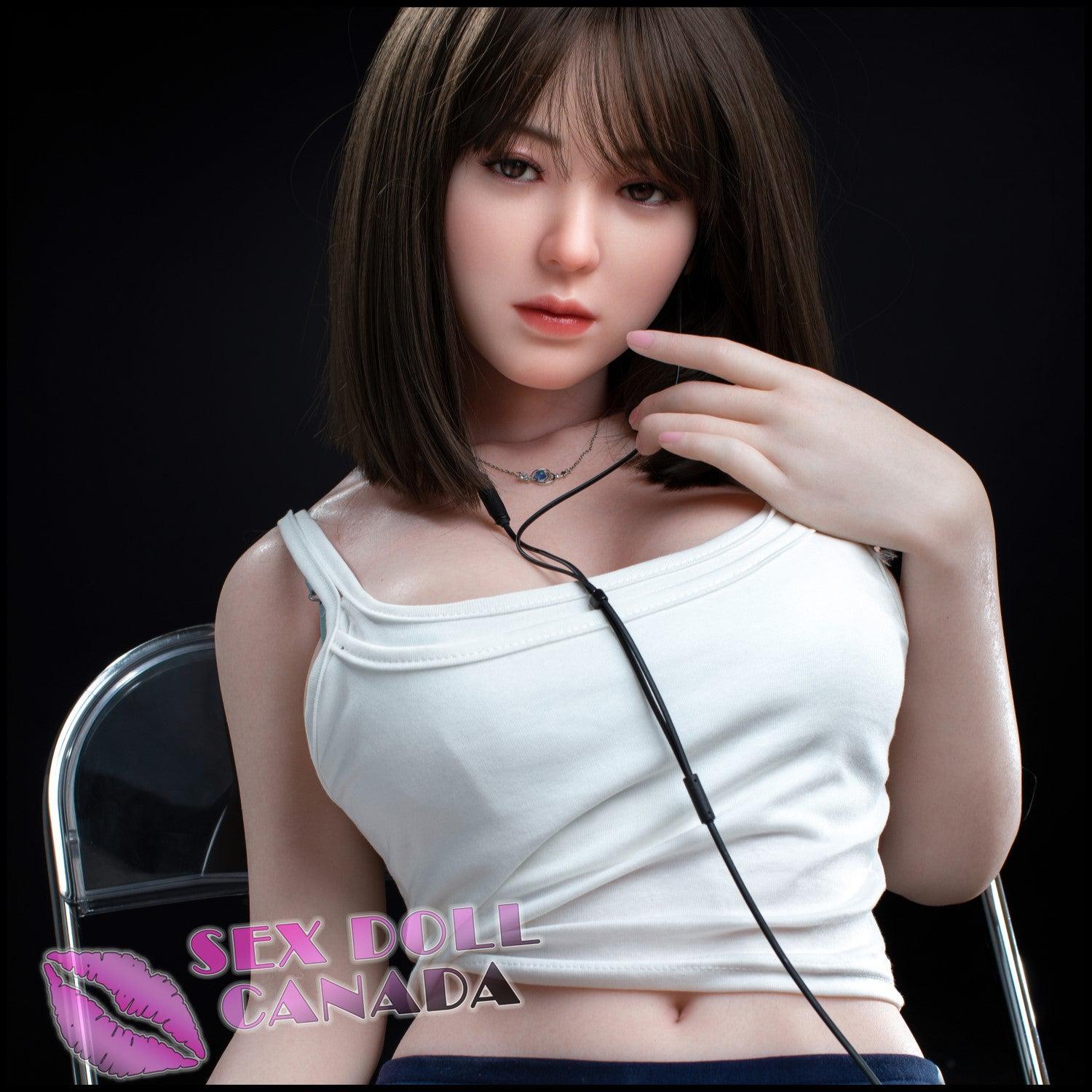 Gynoid Tech Realistic Sex Doll Brunette Hair Asian Japanese Chinese Huge Tits Boobs