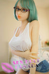 Real Sex Doll IN-STOCK - 140 (4'7") Ariel G-Cup - Punk Green - Piper Life Size - TPE Doll - SD Canada