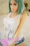 Real Sex Doll IN-STOCK - 140 (4'7") Ariel G-Cup - Punk Green - Piper Life Size - TPE Doll - SD Canada